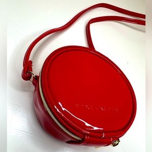 Marc Jacobs Cherry Red Mini Round Purse